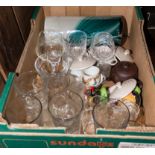 A box of glass ware