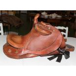A Western style saddle