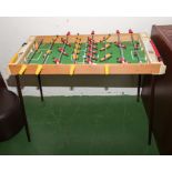 A table soccer game