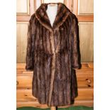 A lady's Musquash coat