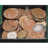 A small box of coins