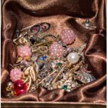 A small box of earrings