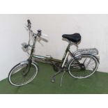 A 1970s Raleigh Stowaway folding bicycle bought from Harrods