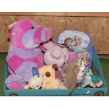 A box of children's toys