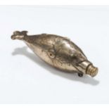 Unusual Victorian brass scent bottle