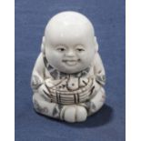 Small baby Buddha netsuke