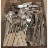 A box containing cutlery