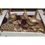 A box containing luxury Christmas decorations