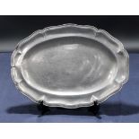 Heavy old Pewter tray