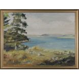 A framed oil on board Wester Ross Gairloch from Leacnasaide, 30cm x 40cm