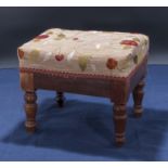 Small decorative foot stool