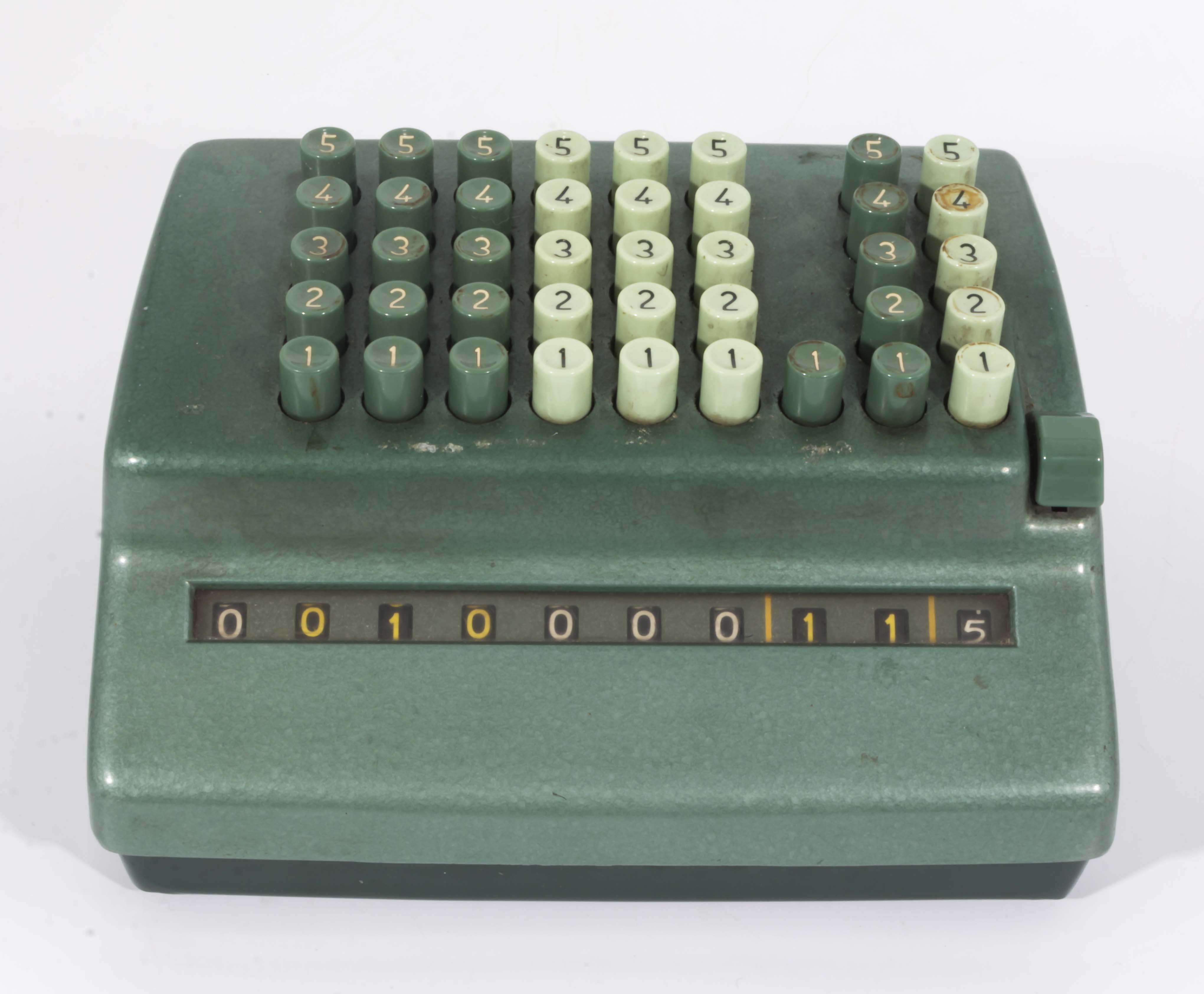 A vintage Bakelite counting machine