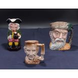 Three character jugs