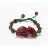 Hardstone Chinese bracelet for year of the Rat(2020)