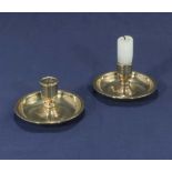 An 1850's Brighton Bun campaign brass candlestick