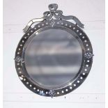 A decorative wall mirror