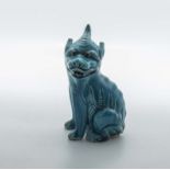 A Chinese turquoise glazed temple dog