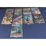 9 early Commando comics 131, 151,152, 153, 154, 156, 157, 158, 159