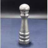 Pewter pepper mill
