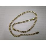 A 9ct gold necklace 12g