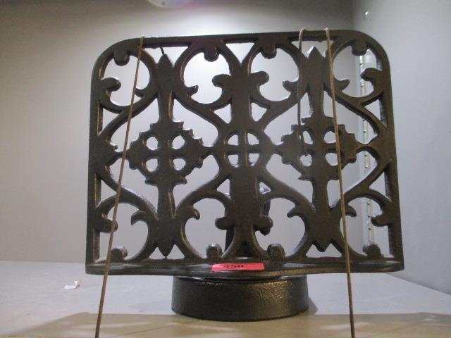 A modern wrought iron recipe book stand and other items - Image 2 of 2