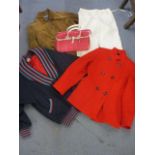 A selection of ladies clothes and a Susy Smith handbag