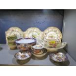 A collection of 19th century and later china and porcelain to include a pair of Royal Doulton bowls,