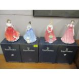 Four boxed Royal Doulton figures to include HN4302 Sweet Music, HN3292 Alexandra, HN3118 Lorraine