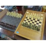 Two modern chess sets