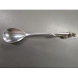 Brian Leslie Fuller 1937-2009 - a silver glis glis, door-mouse spoon, London 1979, 47g