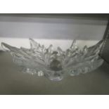 Marc Lalique for Lalique glass - a Champs Elyse's crystal bowl designed c1951 in frosted and clear