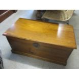 A 20th century Oriental camphor wood chest 16 1/2"h x 35 1/2"w