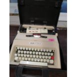 An Olivetti Lettera 35 typewriter, cased