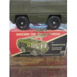 A 1970's Action man style Auxiliary Fire Engine vehicle by the Cherilea Toy Company, in original