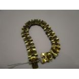 A 14ct gold bracelet, possibly Victorian, total weight 14.65g