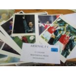A collection of fifteen colour professional press photographs of Arsenal F/C