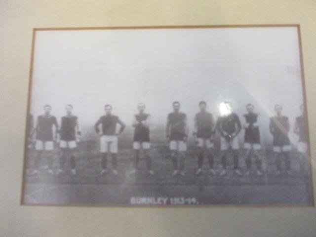 A mixed selection of framed and glazed prints to include one of Burnley football team 1913-14, along - Image 2 of 2