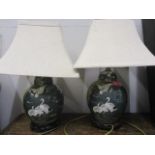 A pair of 20th century Chinese table lamps