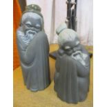 Two Lladro figures of oriental people