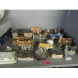 A selection of cottage ornaments to include an Arcadian model of Old Star Inn, Alfriston and others