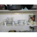 A mixed selection of ceramics to include Wedgwood, Aynsley, Royal Albert and others, along with a