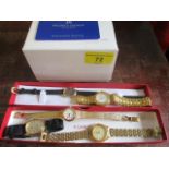 Mixed ladies watches to include a Maurice Lacroix with box