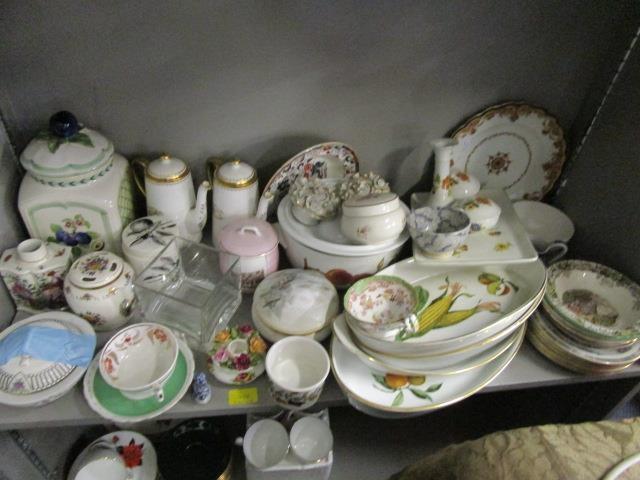 Mixed ceramics to include Royal Worcester Evesham table ware