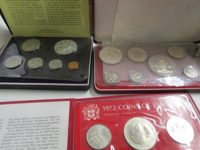 A cased Franklin Mint Commonwealth of the Bahama Islands proof set, with certificate of - Image 4 of 8