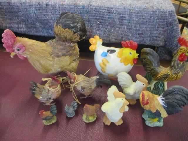 Ornamental chickens - Image 2 of 2