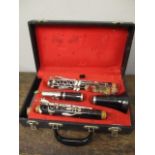 A Regent Boosey & Hawkes clarinet in a case