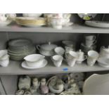 A Noritake Princeton part dinner service and a Noritake Sonata teaset