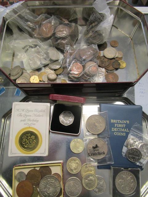 Coins to include Crowns, pennies, two-shillings and others