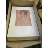 A quantity of unframed prints from the Holben Drawings held in the Royal Collection at Windsor