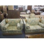 Three Knoll sofas with loose cushions